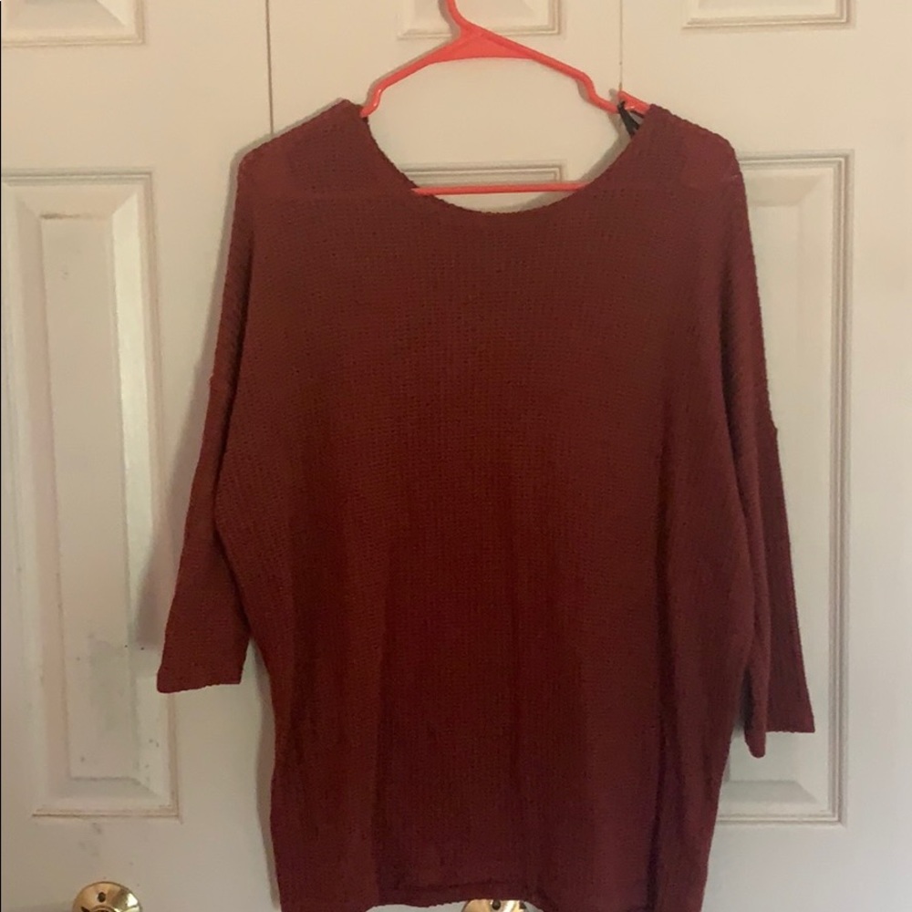 Red Sweater from Forever 21 - Size L